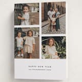 "Four" - Holiday Cards in Classic by Kelly Schmidt - Folded Card