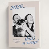 "Wrapped Up" - Holiday Cards in Lake by Megan Davis - Folded Card