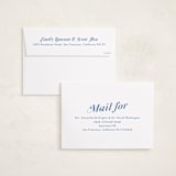 "Wrapped Up" - Holiday Cards in Lake by Megan Davis - FREE Recipient Addressing