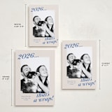 "Wrapped Up" - Holiday Cards in Lake by Megan Davis - Formats Available