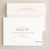 "Modern Snapshots" - Holiday Cards in Berry by Hooray Creative - FREE Recipient Addressing