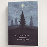"Hope Shines" - Holiday Cards in Twilight by Rebecca Daublin - Folded Card