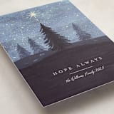 "Hope Shines" - Holiday Cards in Twilight by Rebecca Daublin - Detail