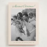 "Having Fun" - Holiday Cards in Lime by Carolyn MacLaren - Front