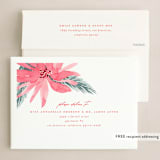 "bold poinsettias" - Holiday Cards in Candy Cane by Phrosné Barwood - FREE Recipient Addressing