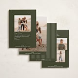"Maeve" - Holiday Cards in Juniper by Kelly Watkins - Back of Card Options