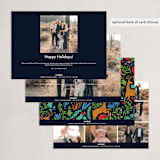 "Holiday Forest Photo" - Holiday Cards in Nuit by Menci Zaga - Back of Card Options