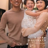 "Flurries" - Holiday Cards in Cream by Pixel and Hank - Detail