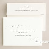 "Flurries" - Holiday Cards in Cream by Pixel and Hank - FREE Recipient Addressing