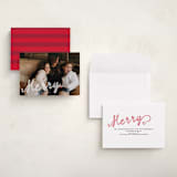 "a merry ribbon" - Holiday Cards in Snow by Lori Wemple - Assembled