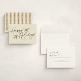 "Holiday Script" - Holiday Cards in Eggnog by Robert and Stella - Assembled