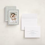"Delicate botanical frame" - Holiday Cards in Blue Jay by Lucrecia Caporale - Assembled