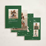 "joyfully" - Holiday Cards in Forest by Zove Ahhh - Back of Card Options