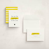 "Highlight" - Holiday Cards in Lemon by Hudson meet Rose - Assembled