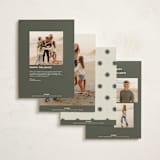 "Retro" - Holiday Cards in Garland by Wildfield Paper Co - Back of Card Options