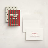 "Retro" - Holiday Cards in Garland by Wildfield Paper Co - Assembled