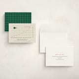 "Year of Growth" - Holiday Cards in Holly by Sarah Hawkins Designs - Assembled