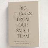 "botanical big thanks" - Holiday Cards in Pudding by Sara Hicks Malone - Folded Card