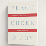"Festive Stripes" - Holiday Cards in Stocking by Alston Foster - Folded Card