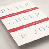 "Festive Stripes" - Holiday Cards in Stocking by Alston Foster - Detail