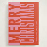 "Bold and Clear" - Holiday Cards in Santa by Claudia Orengo - Front