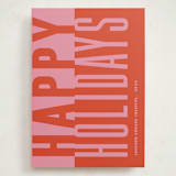 "Bold and Clear" - Holiday Cards in Santa by Claudia Orengo - Front