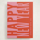 "Bold and Clear" - Holiday Cards in Santa by Claudia Orengo - Front