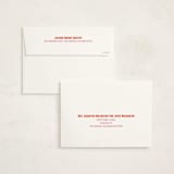"Bold and Clear" - Holiday Cards in Santa by Claudia Orengo - FREE Recipient Addressing