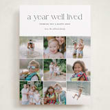 "Annual Review" - Holiday Cards in Midnight by Shari Margolin - Front