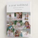 "Annual Review" - Holiday Cards in Midnight by Shari Margolin - Folded Card