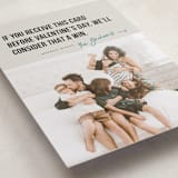 "New Year Win" - Holiday Cards in Denim by Karen Glenn - Detail