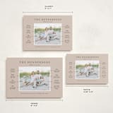 "Our Year in Review" - Holiday Cards in Ginger by Kristen Knechtel - Formats Available