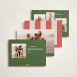 "wreck the halls with boughs of jolly" - Holiday Cards in Tree Farm by Kamala Nahas - Back of Card Options