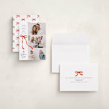 "Ascend" - Holiday Cards in Poinsettia by Paper Raven Co. - Assembled