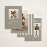 "Happy Headlines" - Holiday Cards in Licorice by Ekko Studio - Back of Card Options
