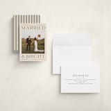 "Happy Headlines" - Holiday Cards in Licorice by Ekko Studio - Assembled