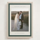 "Modern striped frame" - Holiday Cards in Forest by Jackie Crawford - Front