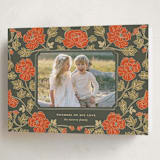 "Christmas Poppies" - Holiday Cards in Balsam by Tara Grangroth - Folded Card