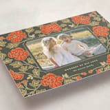 "Christmas Poppies" - Holiday Cards in Balsam by Tara Grangroth - Detail