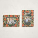 "Christmas Poppies" - Holiday Cards in Balsam by Tara Grangroth - Photo Orientation Options