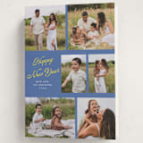 "Playful Pop" - Holiday Cards in Blue Jay by Cass Loh - Folded Card