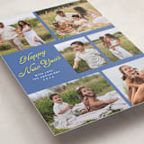 "Playful Pop" - Holiday Cards in Blue Jay by Cass Loh - Detail