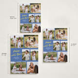 "Playful Pop" - Holiday Cards in Blue Jay by Cass Loh - Formats Available