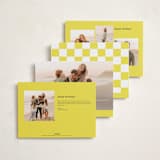 "memories x3" - Holiday Cards in Lemon by Kristen Knechtel - Back of Card Options