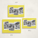 "memories x3" - Holiday Cards in Lemon by Kristen Knechtel - Formats Available
