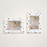 "Disney's Mickey Confetti" - Holiday Cards in Cherry by Ellen Schlegelmilch - Photo Orientation Options