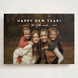 "Perfectly Simple" - Holiday Cards in Snow by Carolyn MacLaren - Front