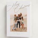 "Topper" - Holiday Cards in Golden by Jessica Williams - Folded Card