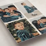 "grid" - Holiday Cards in Ecru by Morgan Kendall - Detail