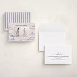 "Tis the Sea Sun" - Holiday Cards in Ocean by Pink House Press - Assembled